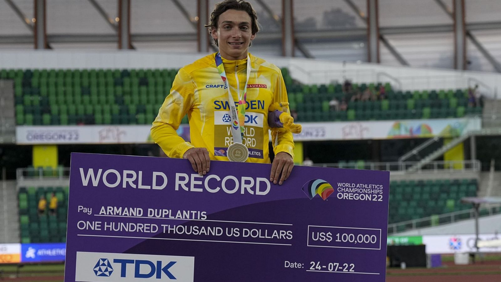 Mundial atleitismo | Oro y récord del mundo de Duplantis