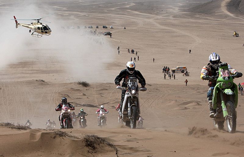 El piloto español Marc Coma ha ganado una nueva etapa del Dakar, para el que ya no tiene opciones de victoria.