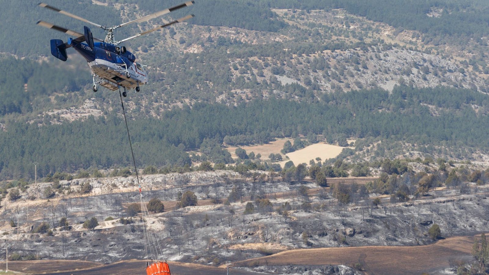 Los incendios en Zámora y Ávila parecen intencionados