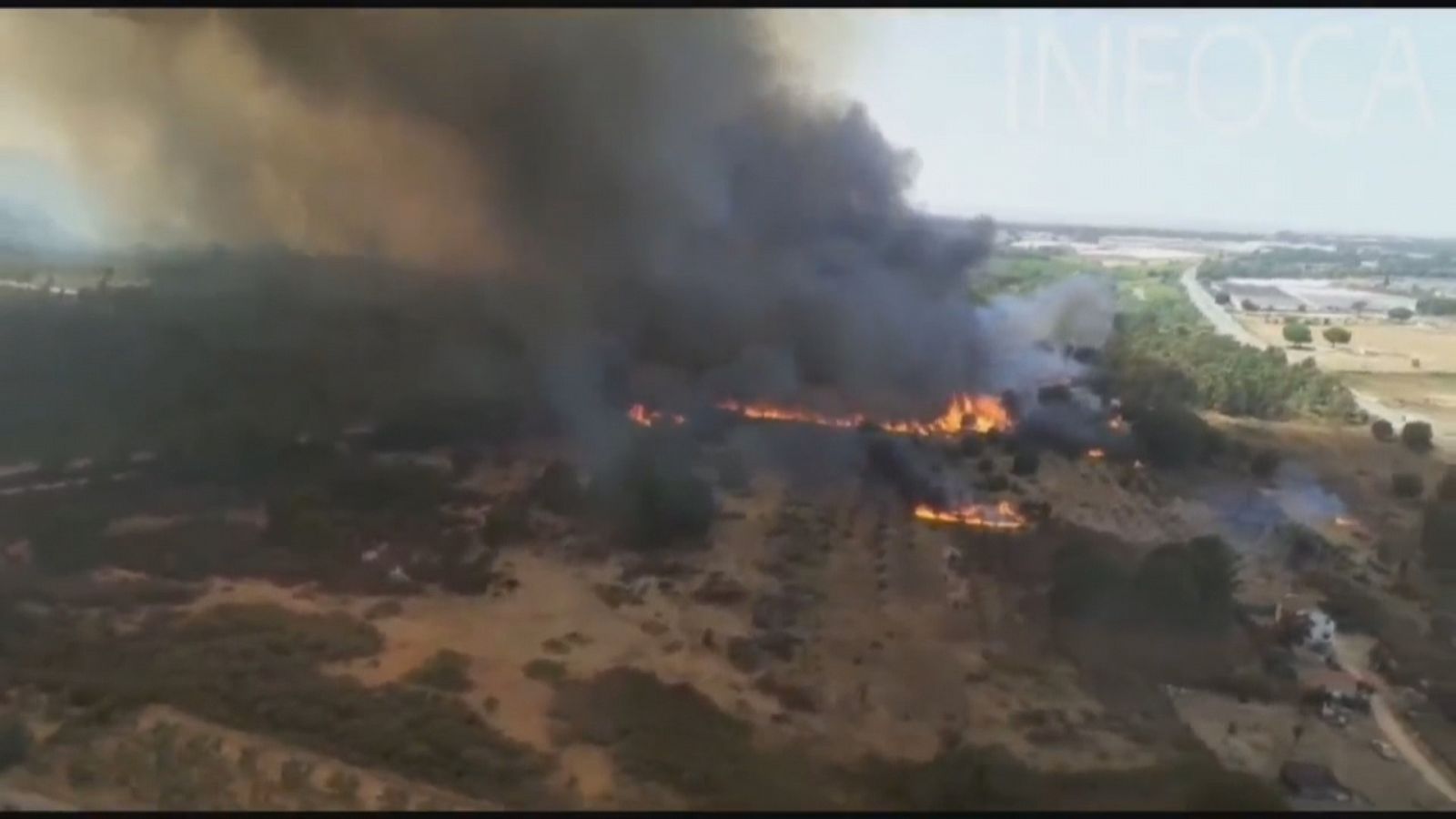 Incendios forestales en Huelva