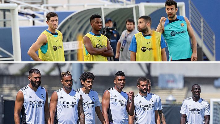 Telediario 1 - Barça y Real Madrid, ante Juventus y América de México en la Champions Tour