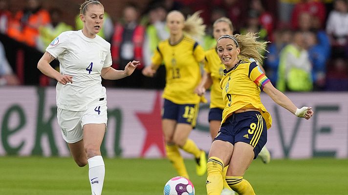 Campeonato de Europa femenino.1ª Semifinal:Inglaterra-Suecia