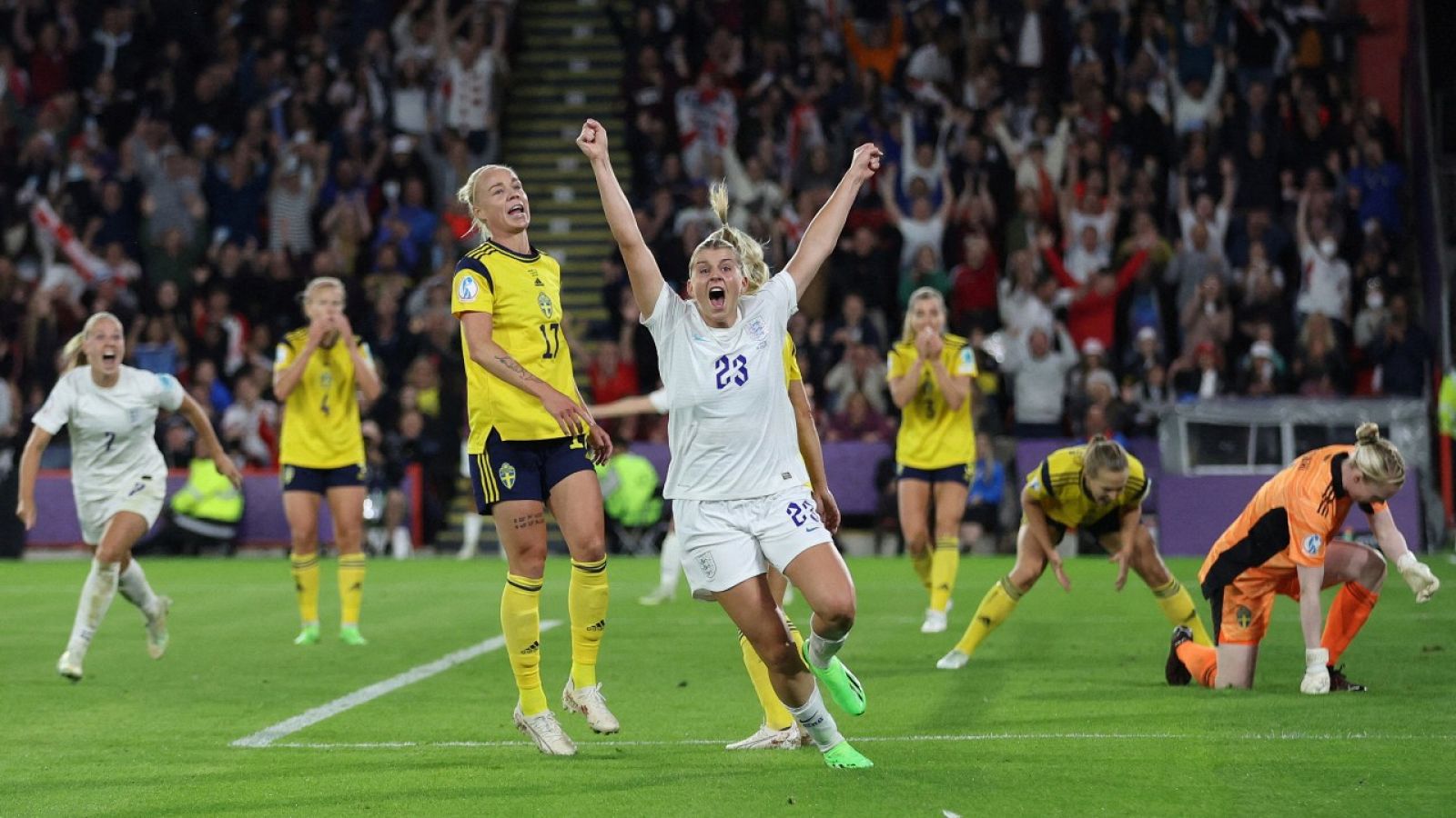 Eurocopa femenina | Goles del Inglaterra 4-0 Suecia    