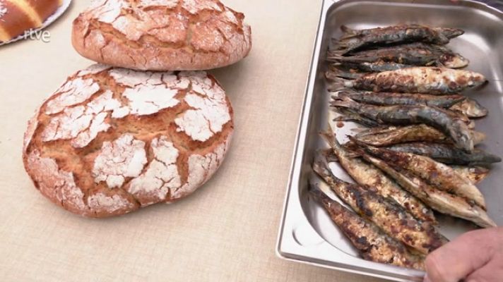 Pan de brona, para comer con sardinas