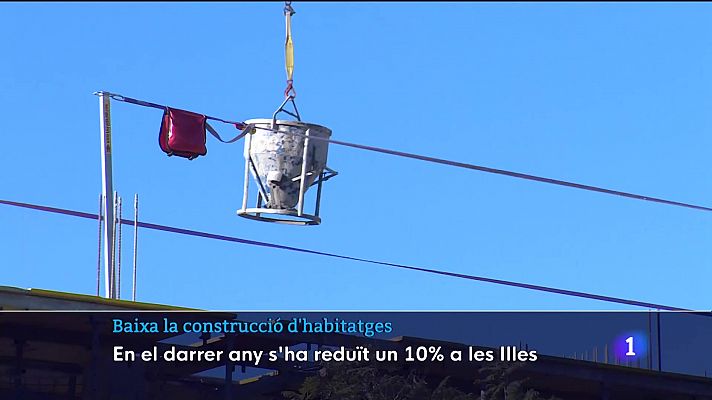 Informatiu Balear - Baixa la construcció d'habitatges
