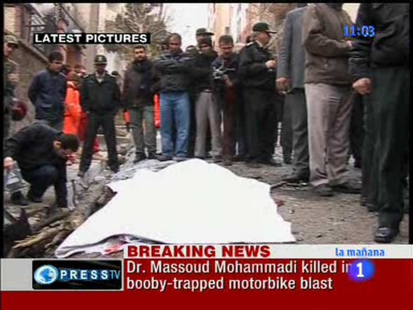 Un profesor de la universidad de Teherán muerto en un atentado con bomba | Ver