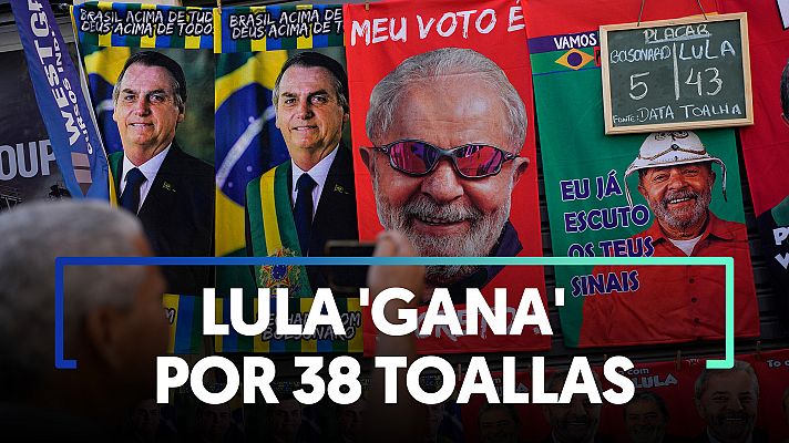 Así usa Brasil las toallas para pronosticar quién ganará las elecciones