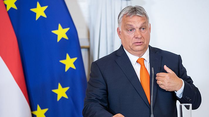 Telediario 2 - Las polémicas palabras de Orbán sobre la migración
