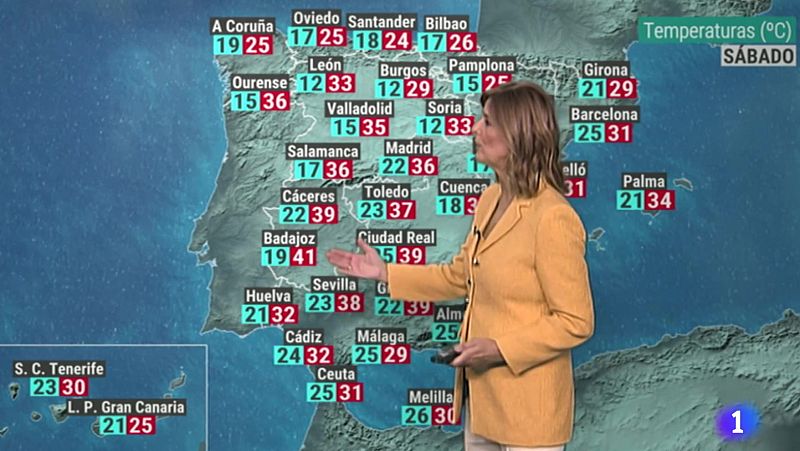 Luvias en el noreste del país y temperaturas altas en el centro y sur