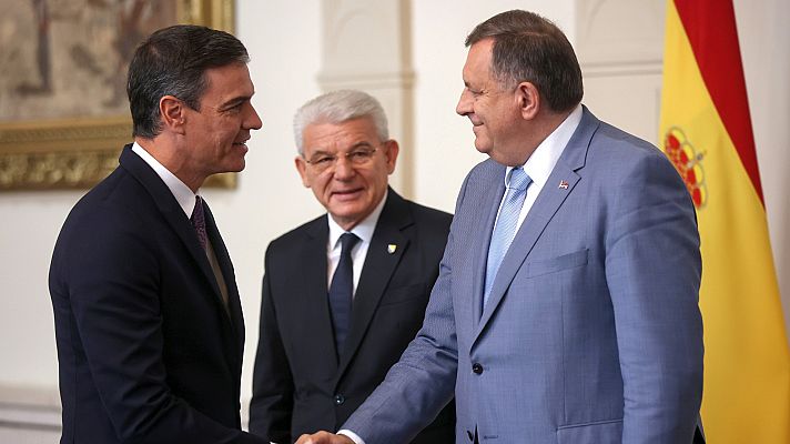 Sánchez muestra su "absoluto respaldo" a Bosnia-Herzegovina