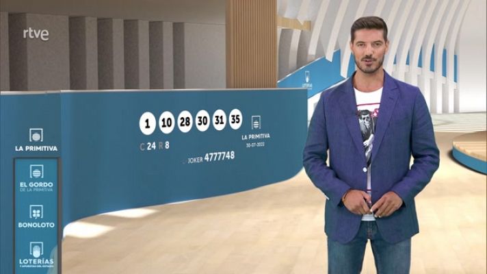 Loterías - Sorteo de la Bonoloto y Primitiva del 30/07/2022