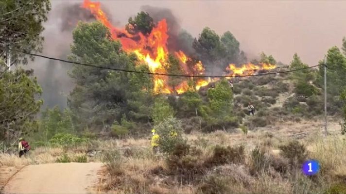 L'Informatiu - Desenes de veïns responen a la crida per ajudar els afectats per l'incendi al Bages
