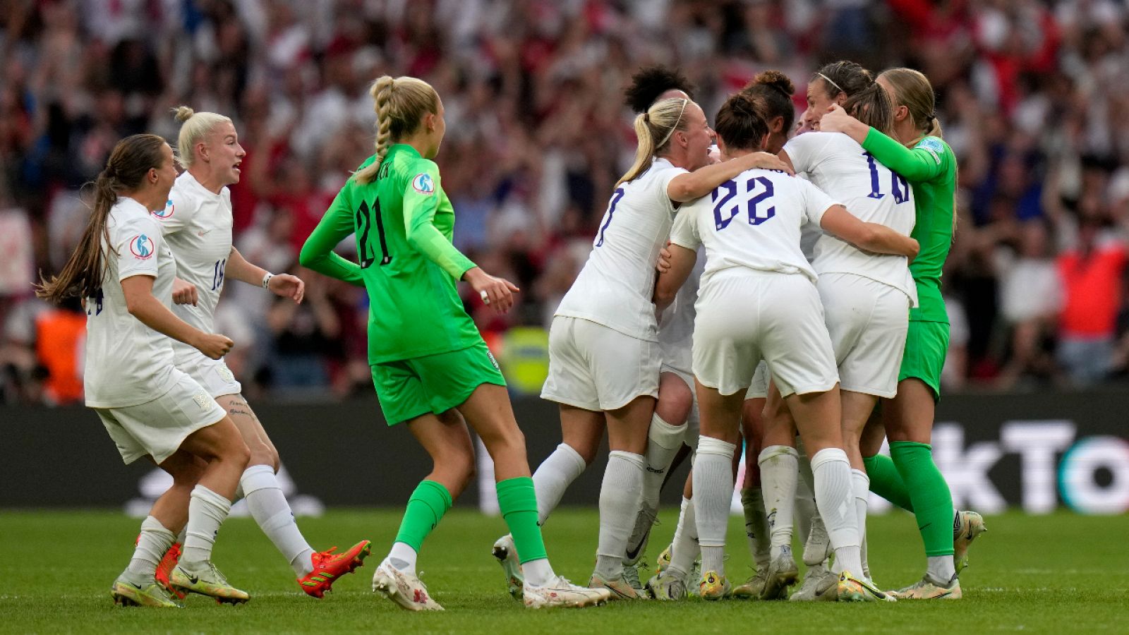 Resumen final Eurocopa femenina: Alemania 1-2 Inglaterra