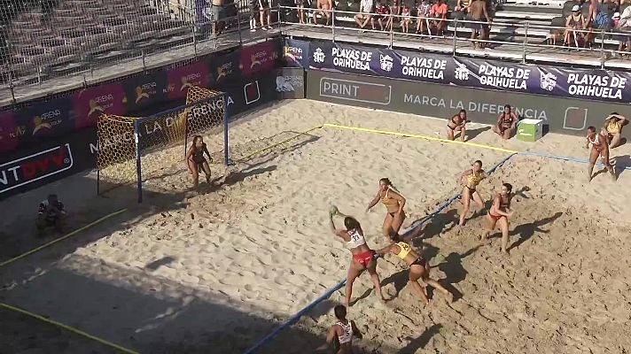 Balonmano playa - Campeonato de España de Clubes. Final femenina