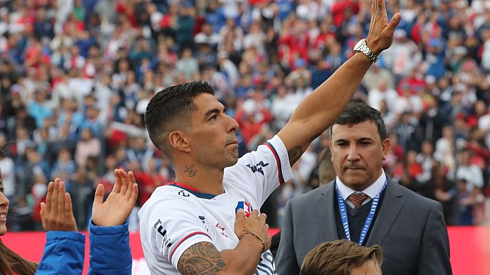 Telediario 1 - Luis Suárez desata la locura en su regreso a Nacional