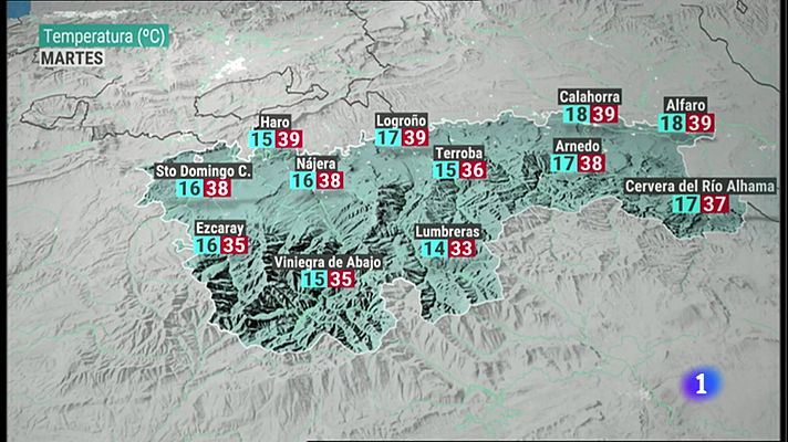 El tiempo en La Rioja - 01/08/22