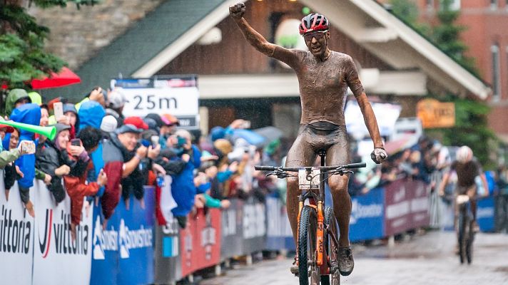 Telediario 2 - David Valero logra su primer oro en la Copa del Mundo de bicicleta de montaña