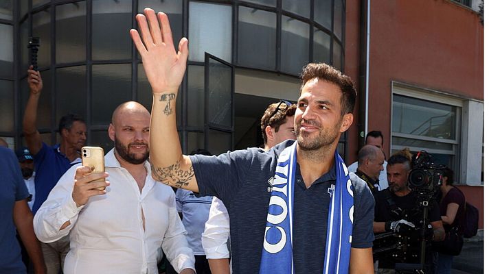 Telediario 1 - Cesc Fábregas ficha por el Como de la Segunda italiana