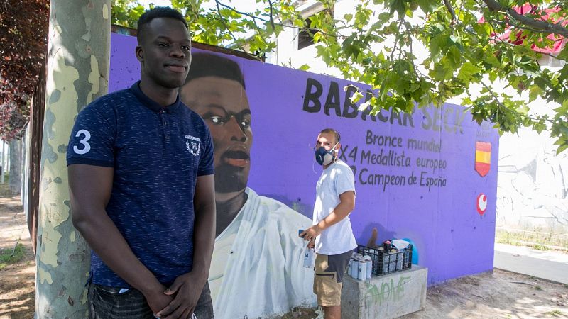 Babacar Seck, entre el kárate y el supermercado     