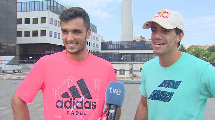 Telediario 2 - Pádel | Galán y Lebrón, a por la victoria en Madrid