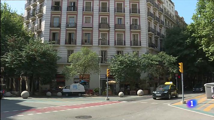 L'Informatiu - Les temperatures al centre de Barcelona són entre 3 i 4 graus superiors a les dels barris perifèrics