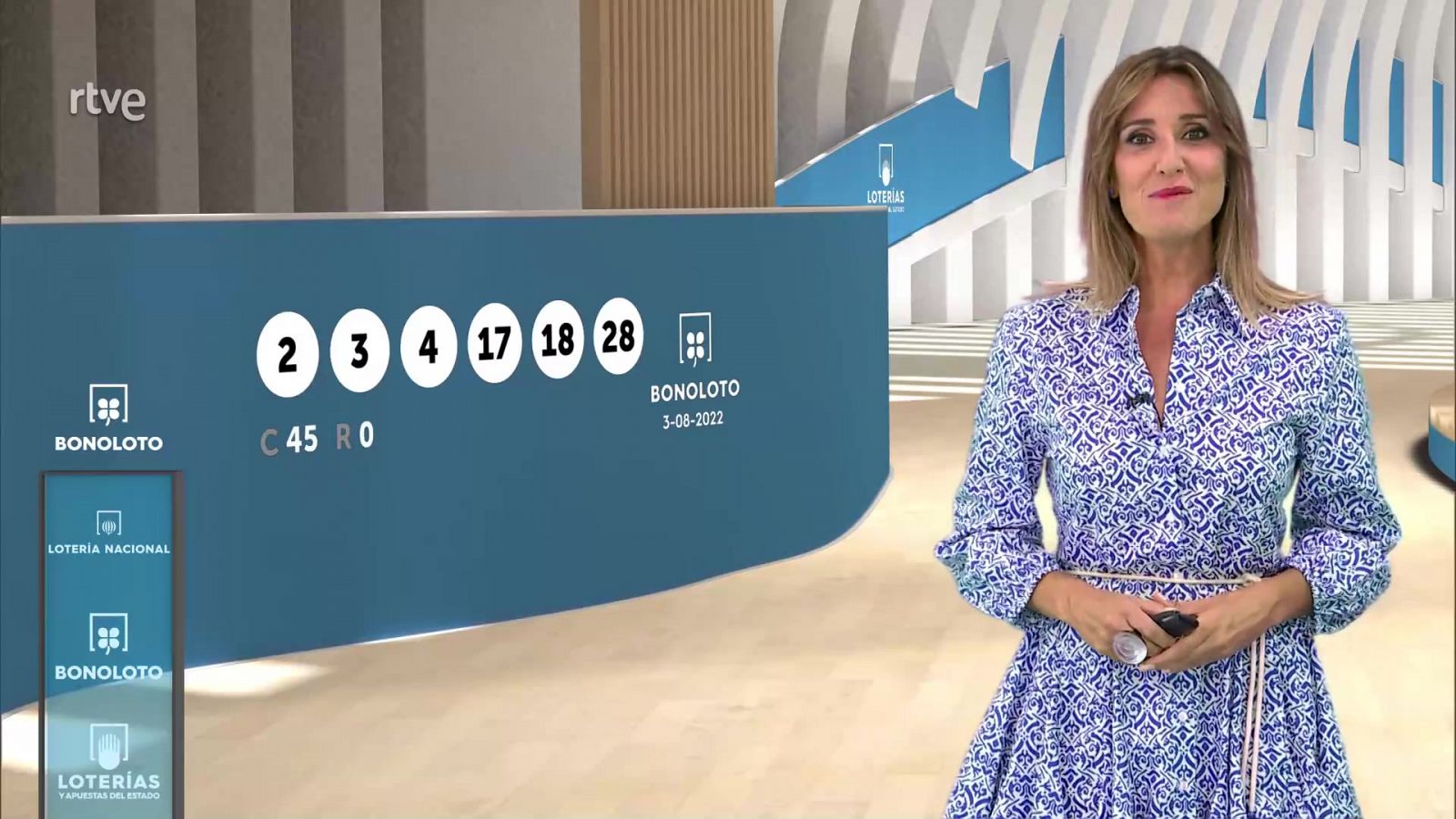 Sorteo de la Bonoloto del 03/08/2022 - ver ahora