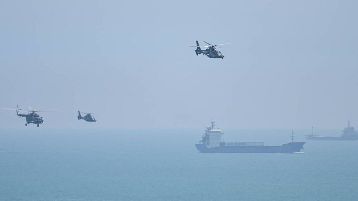 Informativo 24h - China comienza maniobras militares con fuego real alrededor de Taiwán
