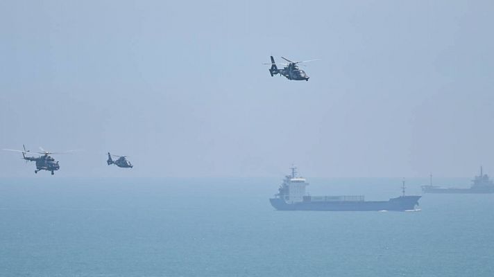 Informativo 24h - China comienza maniobras militares con fuego real alrededor de Taiwán