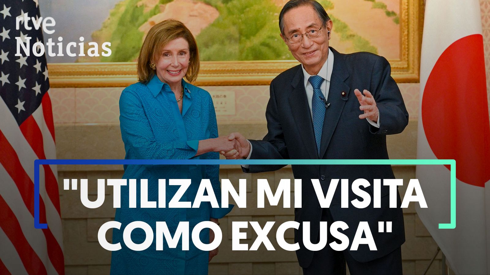 Pelosi niega que quieran cambiar el 'statu quo' de Taiwán