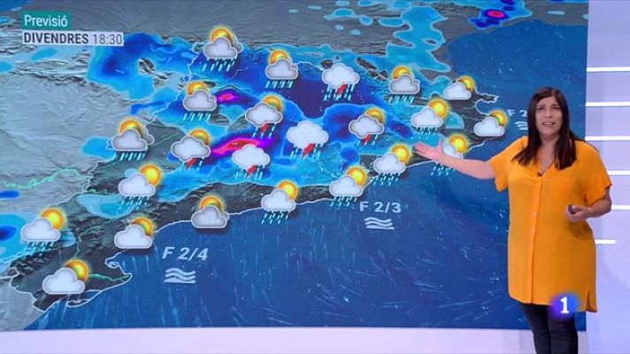 El temps - Tarda de tempestes fortes, pedregades i ventades