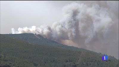 O risco de erosin do solo tralos incendios do Courel e Valdeorras  moderado