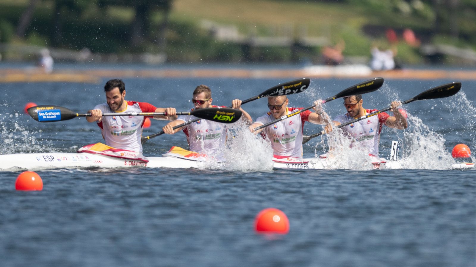 Oro para el K4 de Craviotto, Arévalo, Cooper y Germade