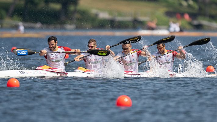 Mundial de piragüismo | Oro para el K4 de Craviotto, Arévalo, Cooper y Germade