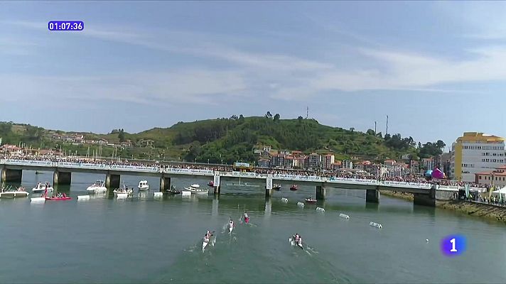 Telediario Fin de Semana - Urban y Candy hacen historia en el descenso del Sella