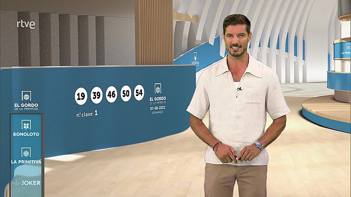 Loterías - Sorteo de El Gordo de la Primitiva del 07/08/2022