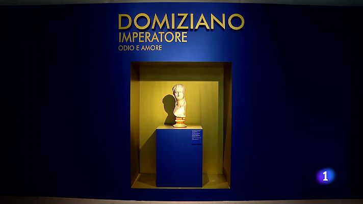 Telediario 1 - Una exposición en Roma nos descubre al emperador Domiciano, el último de la dinastía Flavia
