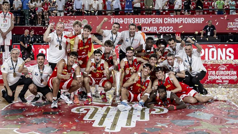 Quinta medalla, tercera de oro, del baloncesto español en un mes glorioso - ver ahora