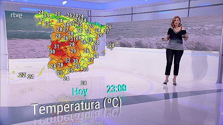 Tormentas localmente fuertes en Pirineos, interior de Cataluña, sistema Ibérico y medio Ebro         