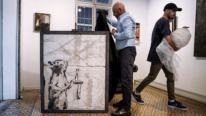 Telediario 2 - Banksy, de Cisjordania a Tel Aviv