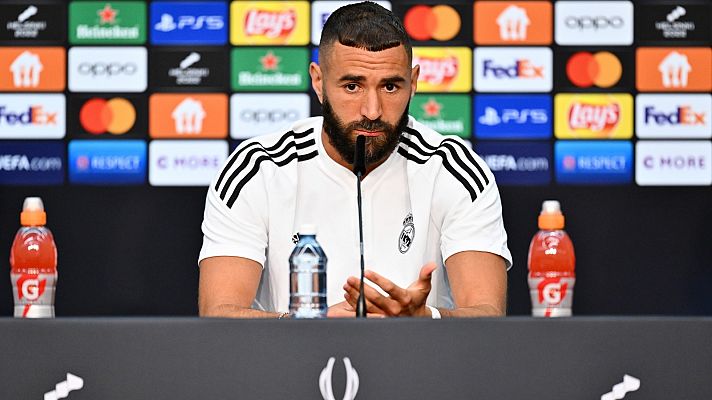 Benzema jugará como primer capitán ante el Eintracht