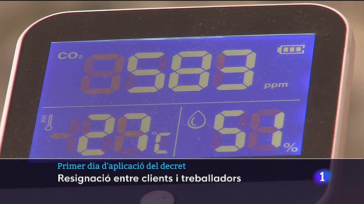 Primer dia d'aplicació del decret d'estalvi d'energia