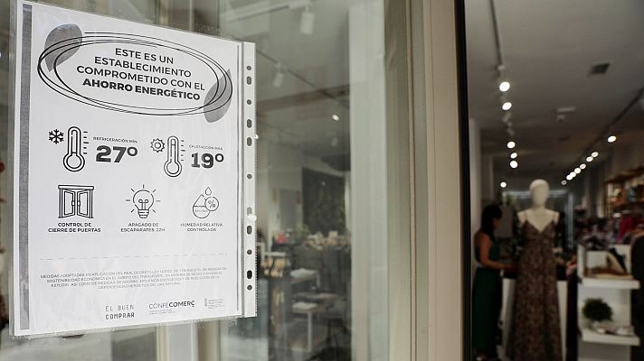 Telediario 1 - El PP califica el plan de ahorro como "cartilla de racionamiento energético" y Llop defiende su constitucionalidad