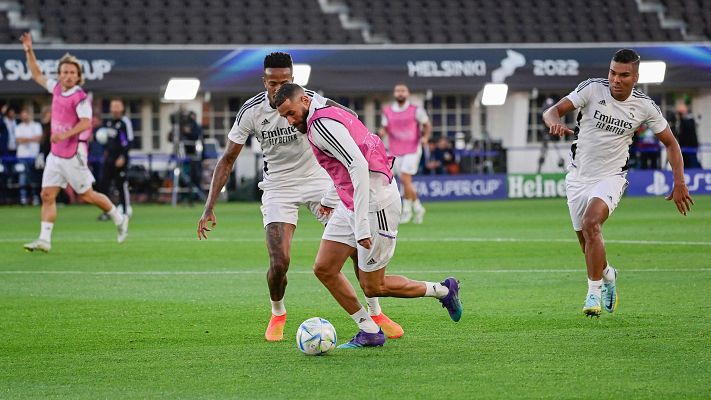 Telediario 1 - Supercopa de Europa: Real Madrid - Eintracht