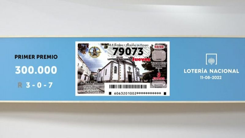 Sorteo de la Lotería Nacional del 11/08/2022 - Ver ahora