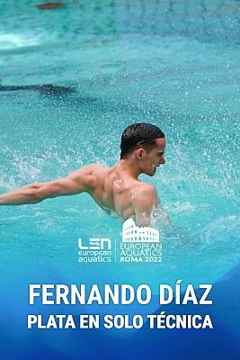  - Fernando Díaz Del Río logra la plata en natación sincronizad