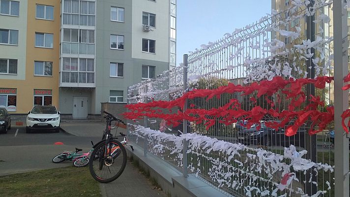 Telediario 2 - Se cumplen dos años del fraude electoral en Bielorrusia