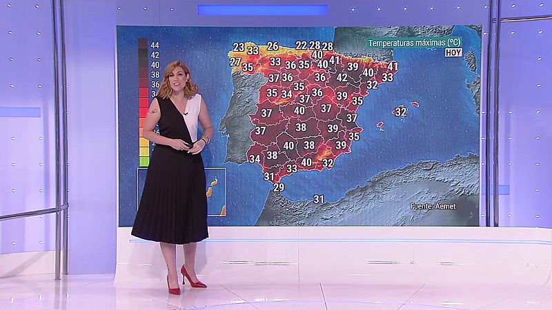 Temperaturas cercanas a los 40 grados en la mayor parte del país - ver ahora