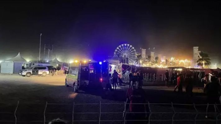 Un muerto por un derrumbe en el Medusa Festival