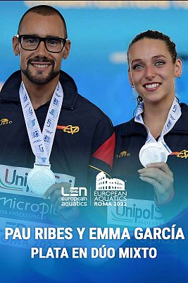  - Natación | Pau Ribes y Emma García consiguen la plata en dúo mixto