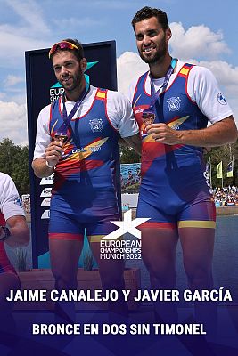 Jaime Canalejo y Javier García se cuelgan el bronce en dos sin timonel